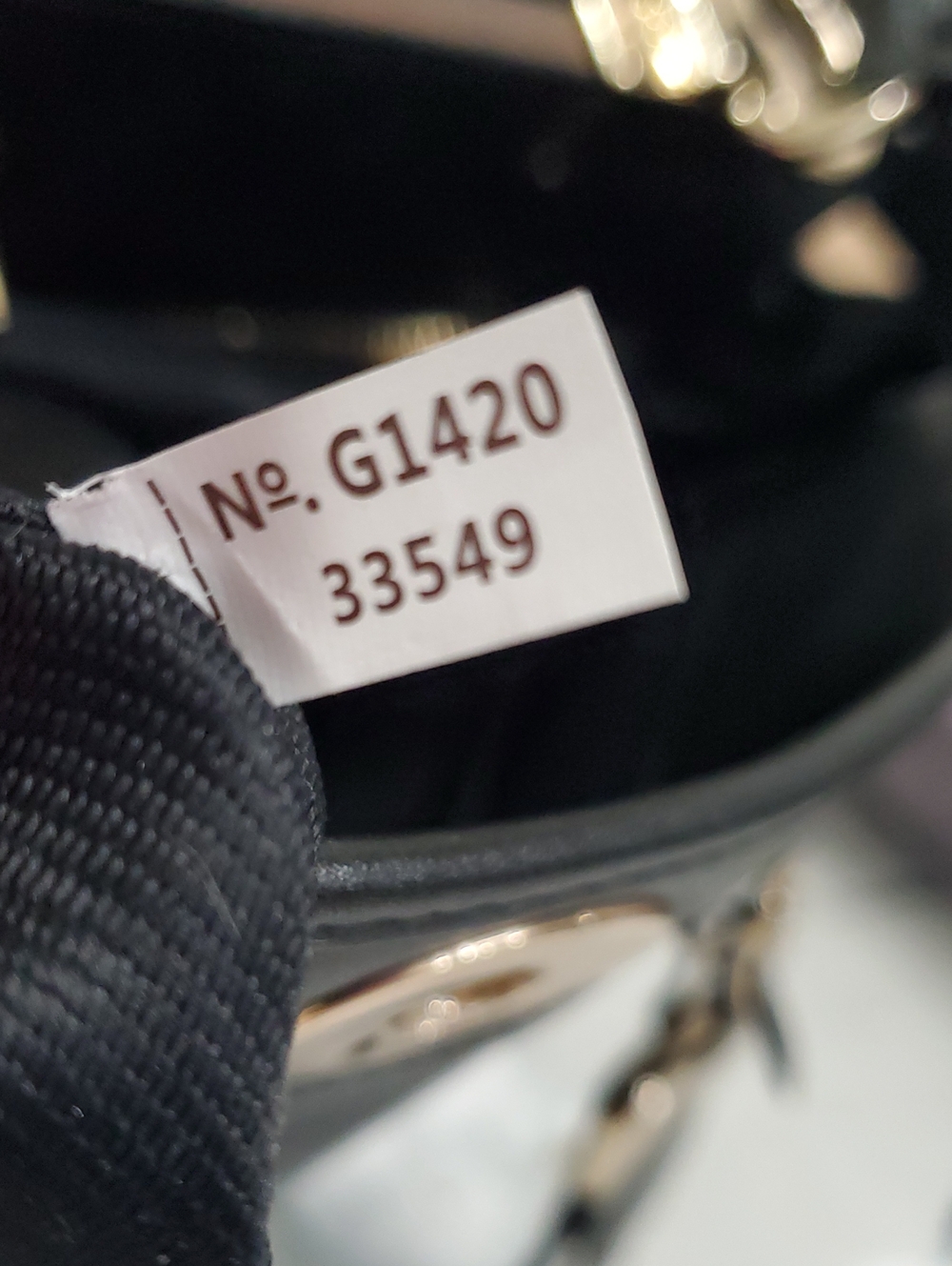COACH Gramercy Black Leather Satchel Bag - Picture 15 of 17
